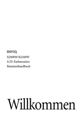 BenQ X2000W Benutzerhandbuch