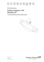 Endress+Hauser Proline Promass S 100 Betriebsanleitung