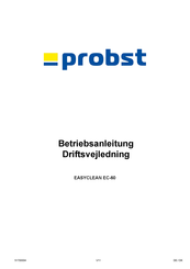 probst EASYCLEAN EC-60 Betriebsanleitung