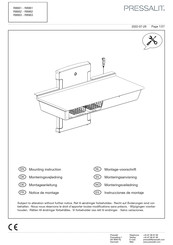 Pressalit R8662 Montageanleitung