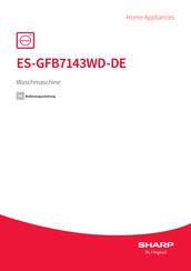 Sharp ES-GFB7143WD-DE Bedienungsanleitung