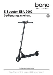 bono ESA 2000 Bedienungsanleitung