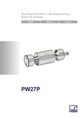 HBM PW27P Serie Montageanleitung