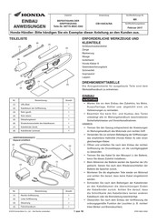 Honda 08T70-MGC-DA0 Anweisungen