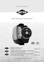 WITA Delta Maxi 80 Serie Original Einbau- Und Betriebsanleitung