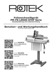 Rotek PACK099 Bedienungsanleitung