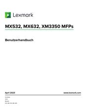 Lexmark MX632 Benutzerhandbuch