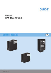 Dungs MPA 41 PF V2.0 Serie Bedienungsanleitung