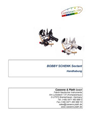CASSENS & PLATH BOBBY SCHENK Sextant Handhabung