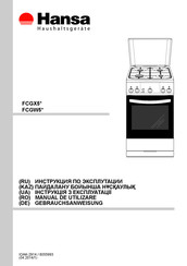 Hansa FCGX56001017 Gebrauchsanweisung