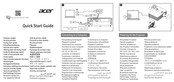 Acer H6805BDa Schnellstartanleitung