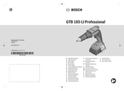 Bosch GTB 185-LI Professional Originalbetriebsanleitung