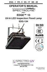 Spectro-UV SPECTROLINE EDGE 13 Bedienungsanleitung