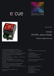 Traxon e:cue SYMPL e:bus Node Bedienungsanleitung