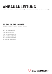 SW-Motech SYS.00.003.10000R/B Anbauanleitung