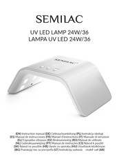 Semilac UV LED LAMP 24W/36 Gebrauchsanleitung