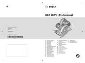 Bosch GKS 18 V-LI Professional Originalbetriebsanleitung