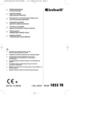 EINHELL RT-HP 1855 TR Bedienungsanleitung