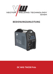 Vector Welding DC WIG TW230 Puls Bedienungsanleitung