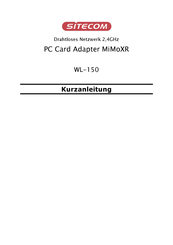 Sitecom WL-150 Kurzanleitung