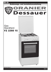 Oranier Dessauer FZ 2298 15 Bedienungs- Und Installationsanleitung