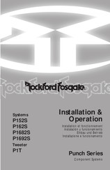 Rockford Fosgate Punch P162S Einbau Und Betrieb