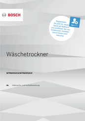 Bosch WTR83V02CH Gebrauchs- Und Aufstellanleitung