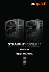 BE QUIET! STRAIGHT POWER 11 Platinum 650W Bedienungsanleitung