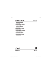 Bavaria BCS 64/2 Originalbetriebsanleitung