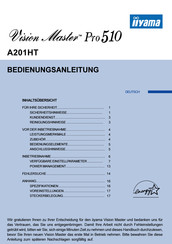 iiyama A201HT Bedienungsanleitung