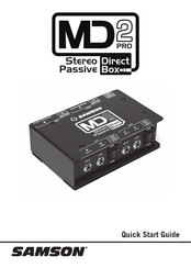 Samson MD 2 PRO Schnellstartanleitung