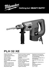 Milwaukee PLH 32 XE Originalbetriebsanleitung