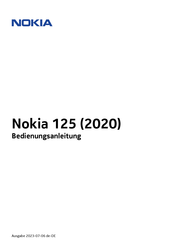 Nokia 125 2020 Bedienungsanleitung