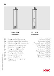 KWC MIRANIT F5LT2024 Montage- Und Betriebsanleitung