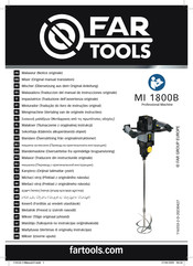 FAR TOOLS MI 1800B Original Anleitungen