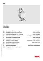 KWC ACEF3003 Montage- Und Betriebsanleitung