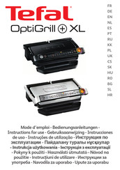 TEFAL OptiGrill+ XL GC724810 Bedienungsanleitungen