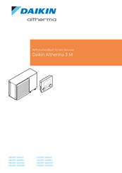 Daikin Altherma 3 M EBLA11D3W1 Referenzhandbuch Für Den Benutzer