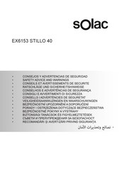 SOLAC EX6153 STILLO 40 Ratschläge Und Sicherheitshinweise