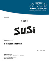 Airdesign Susi 4 Betriebshandbuch