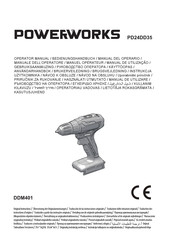 Powerworks PD24DD35 Bedienungshandbuch