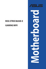 Asus REPUBLIC OF GAMERS ROG STRIX B650E-E GAMING WIFI Bedienungsanleitung