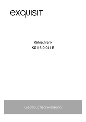 exquisit KS116-0-041 E Gebrauchsanweisung