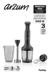 Arzum PROSTICK 1500 PAPATYAAR 1051 Gebrauchsanweisung