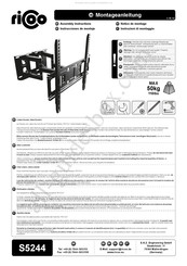 RICOO S5244 Montageanleitung