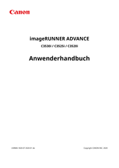 Canon imageRUNNER ADVANCE C3530i Anwenderhandbuch