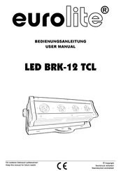 EuroLite LED BRK-12 TCL Bedienungsanleitung