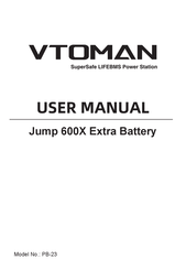 VTOMAN Jump 600X Benutzerhandbuch
