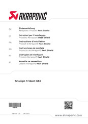 Akrapovic Heat Shield Einbauanleitung