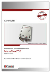 IBC control MicroMax750 Handbuch